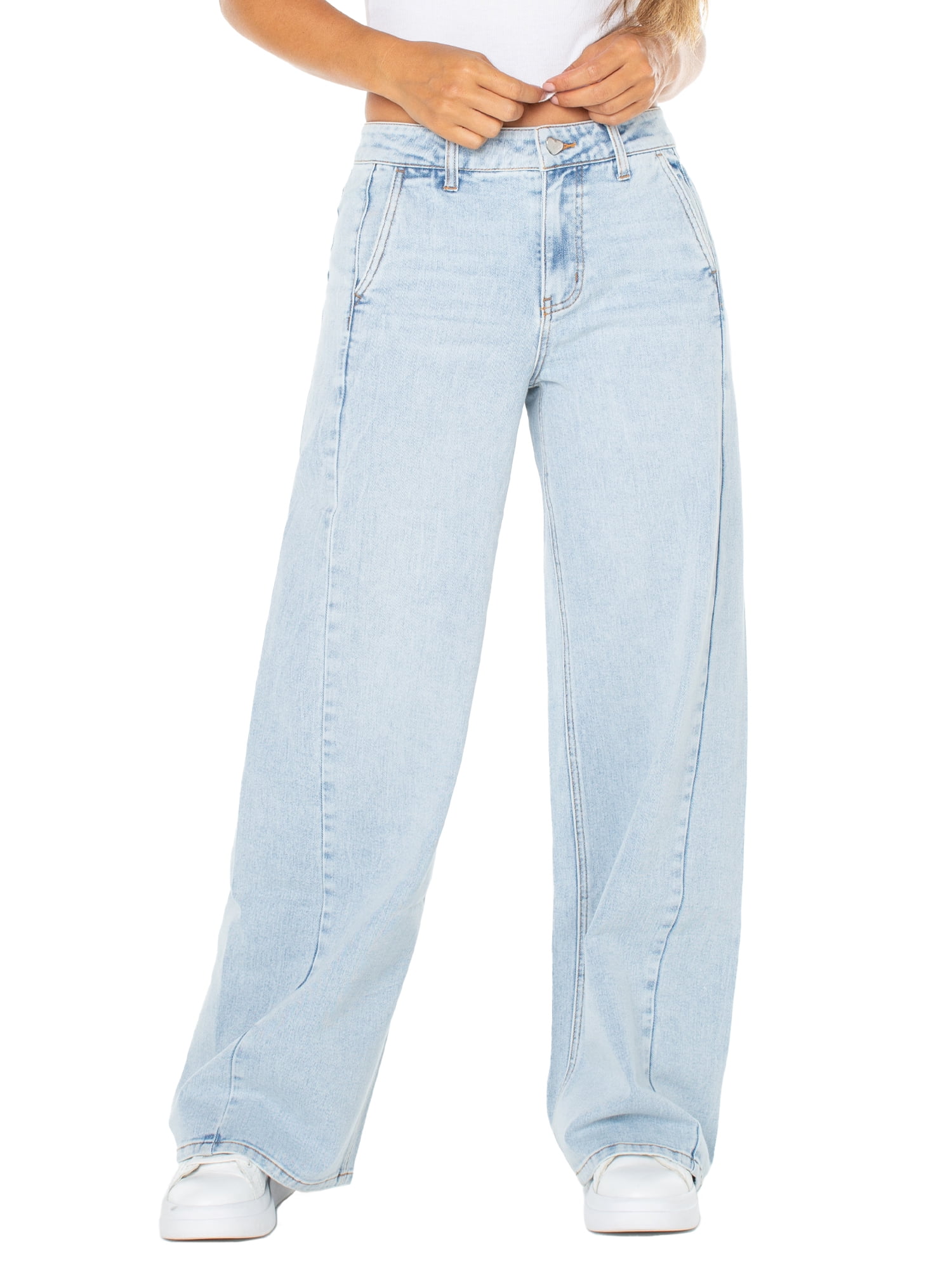 Celebrity Pink Wide Leg Trouser Pocket Jean