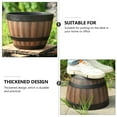 thumbnail image 3 of UPKOCH 2Set Rustic Flower Pot Wooden Bucket Modeling Coffee Decorative Flowerpot for Office Decor, 3 of 7