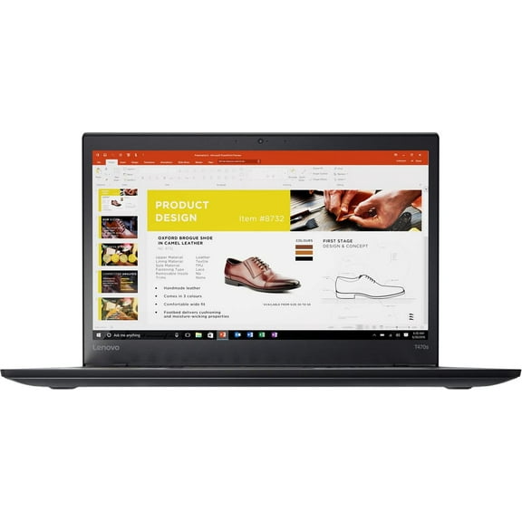 LENOVO ThinkPad T470s, 14 Pouces HD GEFORCE MX 550, i5-7300U, 8 Go, 256 Go, PCIe, Remis à Neuf (Excellent)