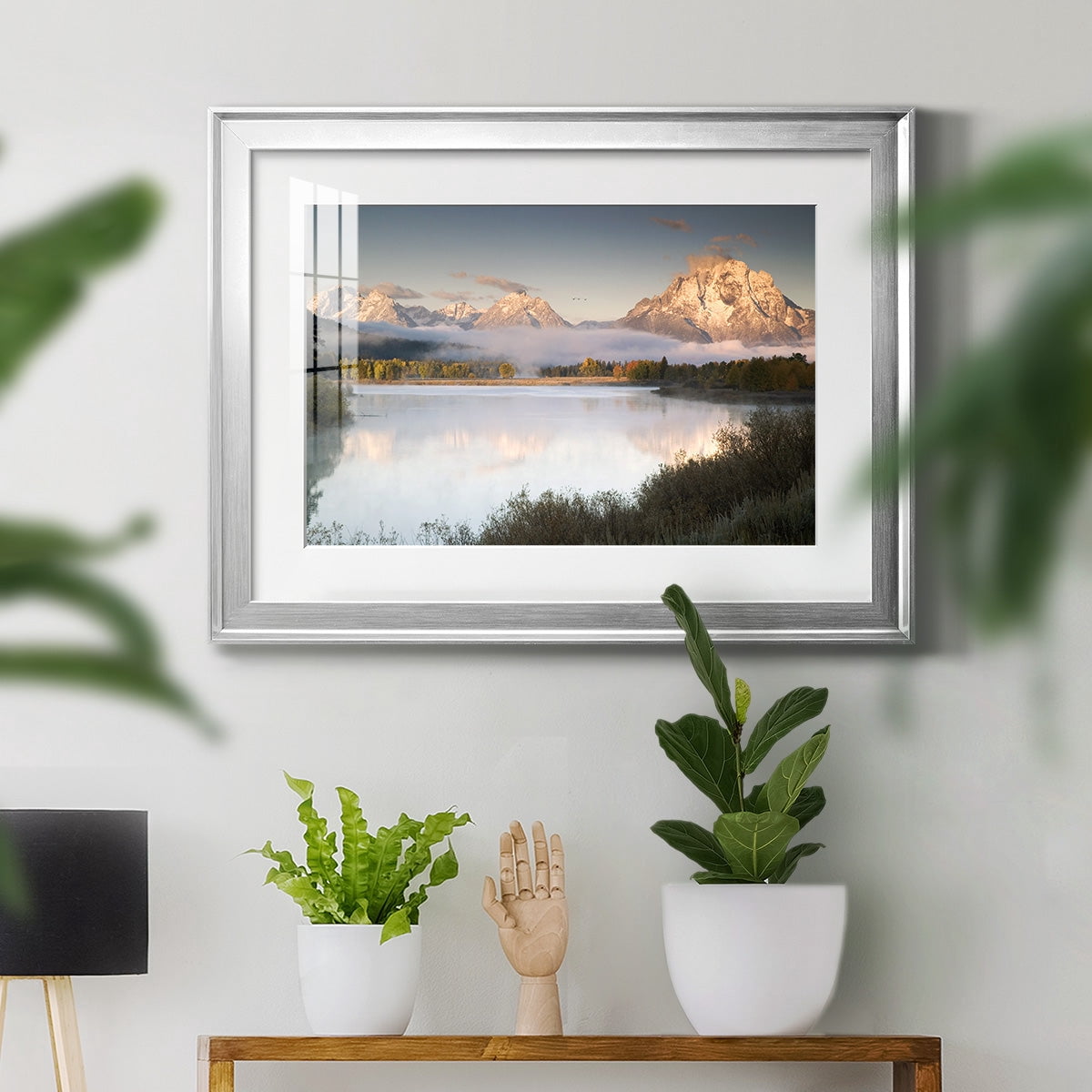 Snake River Fog Premium Framed Print - Ready to Hang