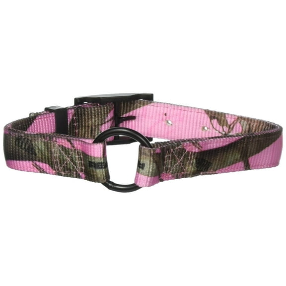 OmniPet Officially Licensed Realtree APC Camouflage Nylon Collar, 21", Pink