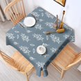 thumbnail image 5 of 60x60 Inch Waterproof Square Tablecloth, Thickened Polyester Table Cover for Dining & Parties, Floral Print, 5 of 6
