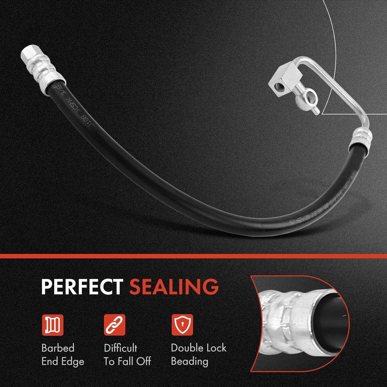 A-Premium Power Steering Hose Pressure Hose Line Assembly Compatible with Infiniti Q60 2015, G35 2007-2008, G37 2008-2013, 3.5L 3.7L, From Pump