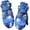 Blue, variant on Lined Fleece Toddler Mittens Kids Winter Warm Gloves Child Ski Gloves Waterproof Snow Baby Mitten for Boys Girls