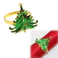 thumbnail image 1 of Outdoor Christmas Decorations Event & Party Christmas Decorations Christmas Napkin Rings Deer Wreath Pattern Napkin Ring Holders Decorative Metal Holder For Table Holiday Dinner Home Party Balloon, 1 of 9