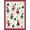 Red, Pattern 1, variant on ODIKA 3x5 Machine Washable Non-Slip Area Rug, Jolly Bearded Elf Workshop Christmas Entrance Snowy Pine Forest Design High Traffic Rug, Red, 737681