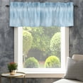 thumbnail image 4 of Valance for Windows,Gradient Blue Gray Texture Valances Curtain Rod Pocket Valance for Kitchen Bedroom Living Room Bathroom,Aesthetic Minimalist Art Short Curtains Window Treatment 54x18in, 4 of 9