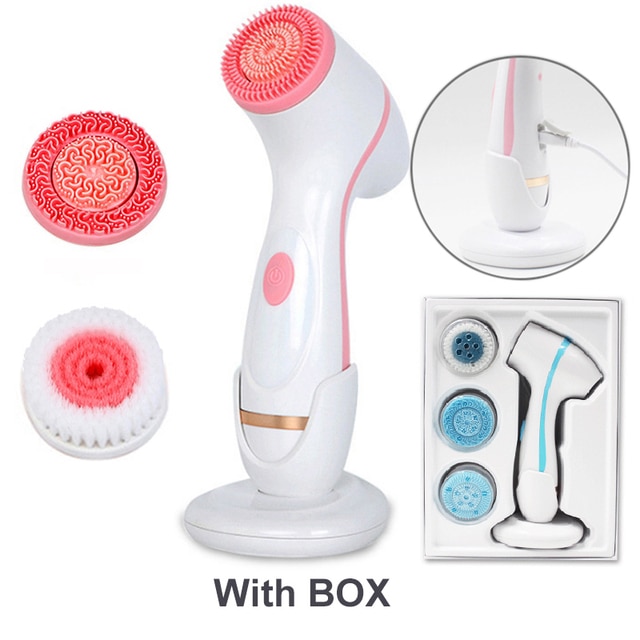 Ultrasonic Cleaner Electric Cleansing Brush 3 In 1 Face Massagers Sonic