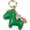 Green, variant on Auspicious Horse Charm Keychain - Instant Wealth & Prosperity Symbol, Vibrant Colors, High-Quality PU Material, Portable & Versatile Decorative Accessory