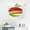 thumbnail image 1 of Fruit Tapestry, Colorful Smiling Happy Food Orange Banana Grape Pear Avocado Funny Cartoon Image, Fabric Wall Hanging Decor for Bedroom Living Room Dorm, 2 Sizes, Multicolor, by Ambesonne, 1 of 1