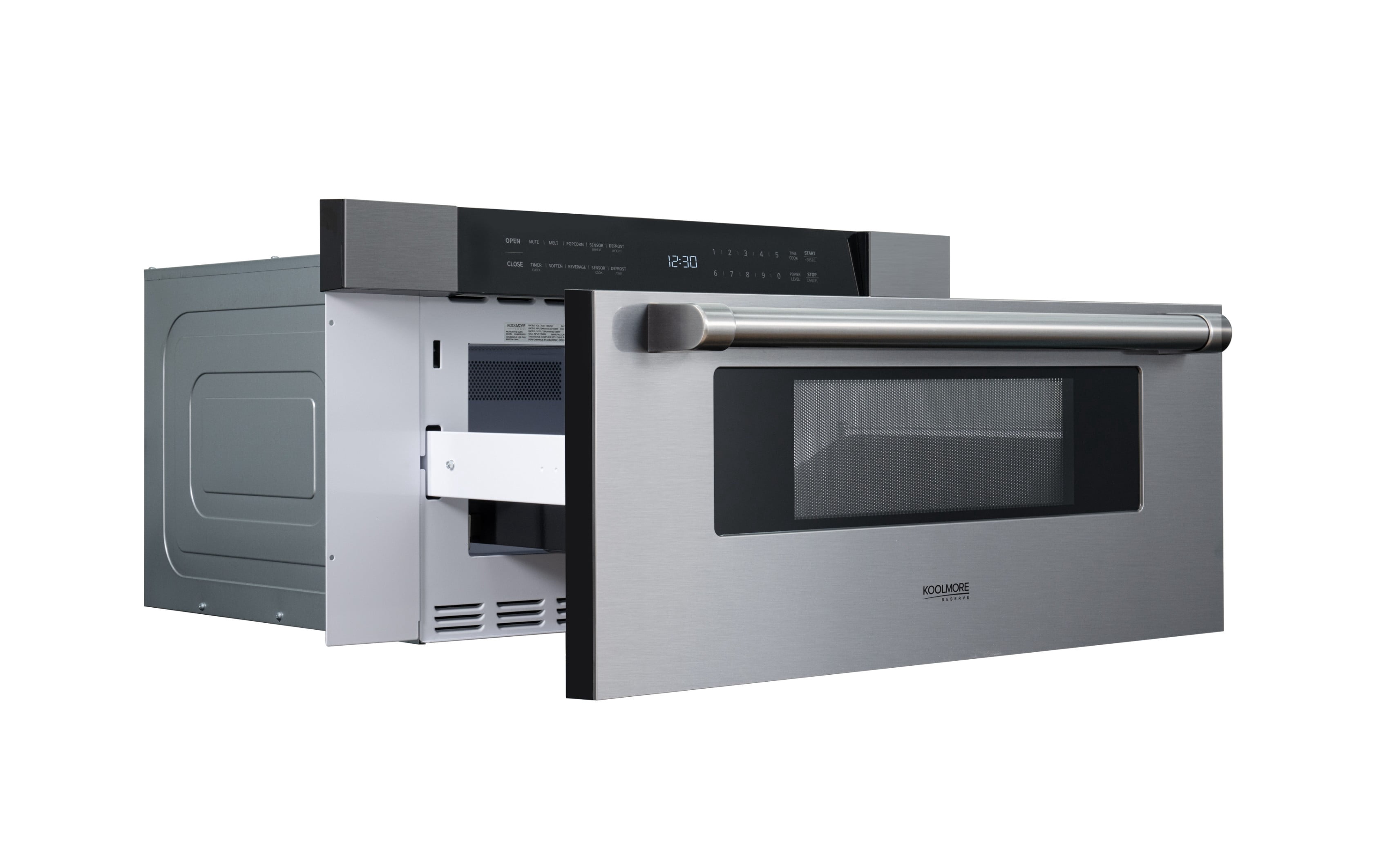 30 in. Black Stainless-Steel Microwave Drawer, 1.2 cu. ft. Capacity