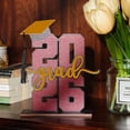 thumbnail image 5 of Gumesh Class of 2026 Graduation Gift - Wooden Keepsake Ornament with Tassel, Personalized Teacher/Student Appreciation Gift, Commencement Table Decor, 5 of 7