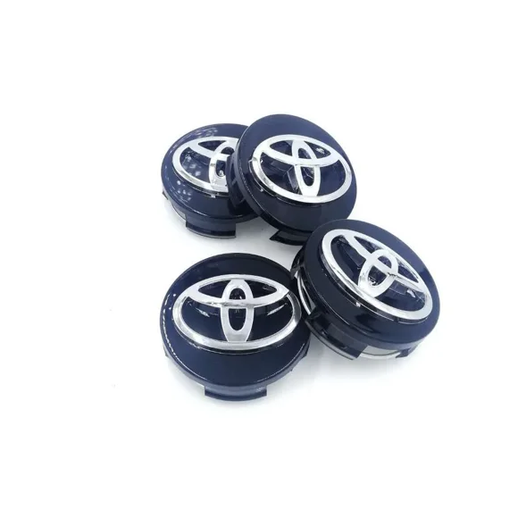 Refurbished JOYWE Toyota 4 62mm Wheel Center Hub Cover For Black Logo Badge