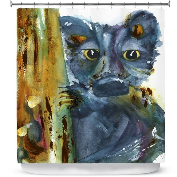 Shower Curtains 70" x 73" from DiaNoche Designs by Dawn Derman - Bear Cub