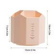 thumbnail image 3 of LSLJS 5-grid Multi-function Large-capacity Desktop Storage Box Student Office Pen Bucket Makeup Brush Holder Rotating, 360-degree Rotating Personalized Pen Holder, Makeup Organizer, 3 of 3