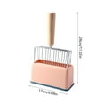 thumbnail image 3 of Sprinkle & Sweep Metal Cat Litter Scoop - Heavy Duty Litter Scooper & Store - Washable Convenient Stand for Easy and Efficient Cleaning, 3 of 6