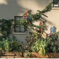 thumbnail image 6 of J-Fly Parrot Tropical Wall Art Decor Metal Bird Wall Decor Outdoor Decorations for Patio Wall Fence Garden Home Kitchen Balcony Tropical Bird Macaw Wall Sculpture Hanging for Indoor Outdoor, 6 of 7