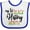 White and Royal, variant on Inktastic My 1st Black History Month Boys or Girls Baby Bib