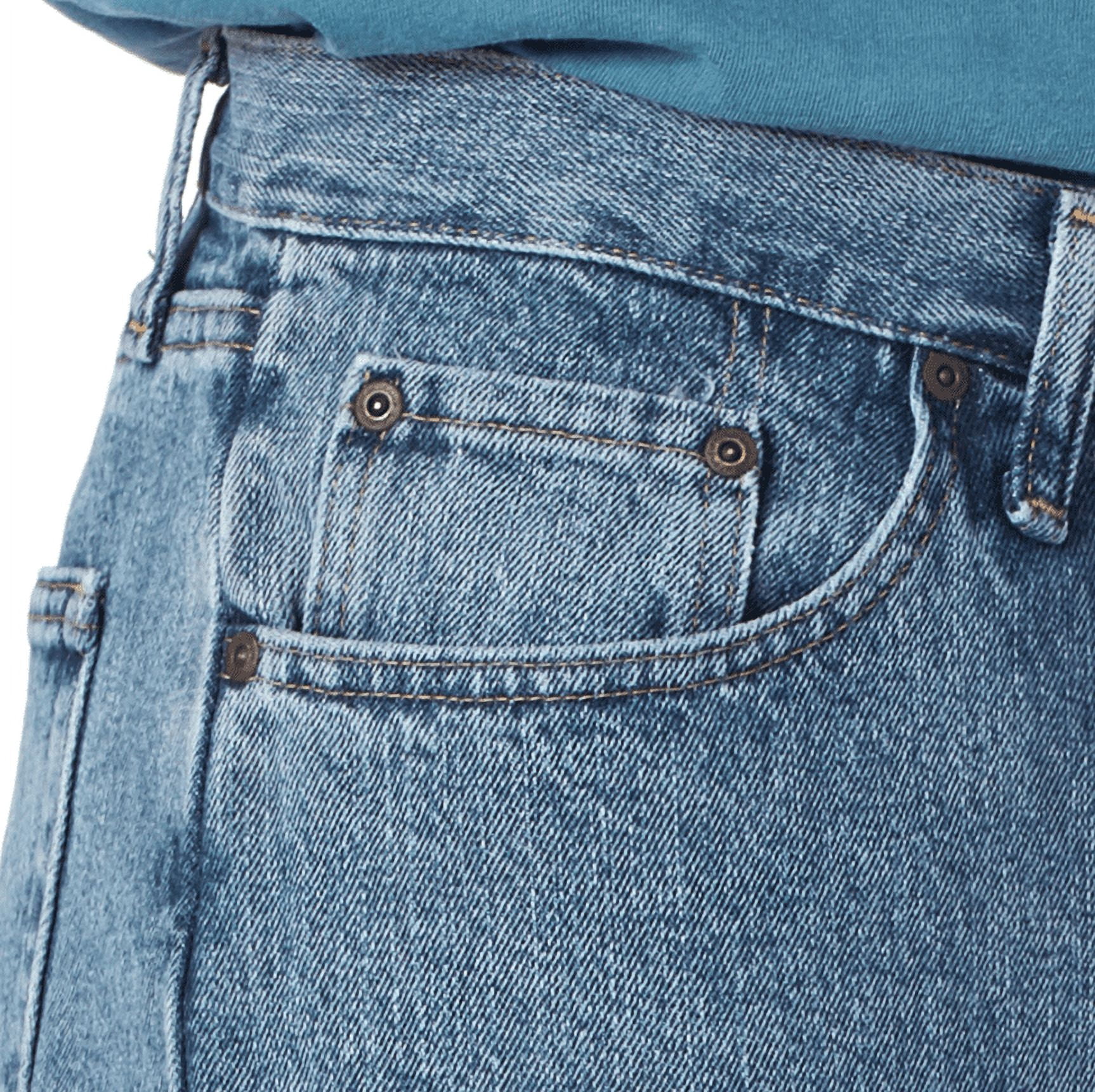 Wrangler Men's and Big Men's Regular Fit Cotton Jeans