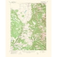 thumbnail image 3 of USGS 15x18 Black Modern Framed Museum Art Print Titled - Davis Creek California Quad - USGS 1964, 3 of 5