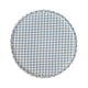 thumbnail image 1 of Matsuzay Cojín de asiento de pulgadas con correas, almohadilla antideslizante para silla, alfombrilla de taburete de espesor, suave, Decoración del hogar Rejillas blancas azules Diámetro 33cm, 1 of 6