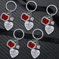 thumbnail image 3 of Czcpp-5 Pcs Porte-Clés Enseignant Cadeaux d'Appréciation Cadeau Enseignant Porte-Clés Merci Cadeau de Collation des Grades pour Enseignants, 3 of 4