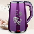 thumbnail image 4 of Stainless Steel Electric Kettle Double Wall Tea Kettle 2.3l Fast And Quite Boiling Auto Shut-off Protection (black), 4 of 4