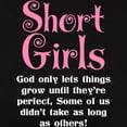 thumbnail image 3 of CafePress - SHORT GIRLS T Shirt - Women's Traditional Fit Dark T-Shirt, 3 of 4