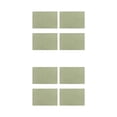 thumbnail image 3 of Manteles individuales de lino Bearachild 4 uds antideslizante lavable resistente a manchas Verde 2Conjunto, 3 of 6