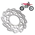 thumbnail image 4 of Rear Brake Disc Rotor, Rustproof Rear Brake Disc  Braking Performance Simple Operation Long Lifespan 185mm  For 50-160cc Dirt Pit Bike Motorcycle, 4 of 8