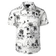 thumbnail image 4 of JAJAHO Hawaiian Beach Shirts For Boys Kids Summer Tropical Printed Short Sleeve Button Down Collared Shirts 8-15Y Stylish Tops, 4 of 4