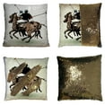 thumbnail image 1 of EREHome polo players Pillow Case Home Decor Cushion Cover 16x16 Inch, 1 of 2