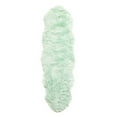 thumbnail image 7 of Ultra Soft Faux Sheepskin Fur Shag Rug Mint Green 2' x 6' Sheepskin, 7 of 7