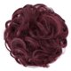 thumbnail image 2 of Qlenkay Gorra de béisbol con extensiones de cabello 14 pulgadas ondulado rizado Bob peinado peluca ajustable sombrero adjunto postizo sintético para mujer marrón medio, 2 of 5