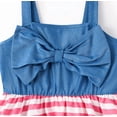 thumbnail image 4 of Disney Princess Girls Dresses Ariel Mermaid Graphic Skirts with Faux Denim Bow Sleeveless Top Toddlers Kids 3T, 4 of 8