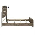 thumbnail image 4 of New Classic Furniture Misty Lodge Wood Queen Panel Bed in Gray, 4 of 4