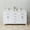 White, variant on Wyndham Collection Beckett 60" Wood Double Bathroom Vanity in White/Nickel