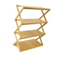 thumbnail image 2 of Estante Plegable de Madera, Estante de Almacenamiento Portátil de Múltiples Capas que Ahorra Espacio, Potente Soporte de Carga para Acampar Al Aire Libre, 2 of 8
