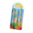 thumbnail image 2 of Tabla de surf inflable para niños, ligera, para el cuerpo, flotador acuático para niños y niñas Patrón de pez amarillo, 2 of 8