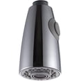 thumbnail image 1 of Pulverizador para grifo de cocina, 2 chorros, cabezal de repuesto para grifo, pulverizador de repuesto para mezclador de cocina, cromado, G1/2", 1 of 5