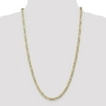 thumbnail image 2 of 14K Yellow Gold 4.5mm Concave Open Figaro Chain, 2 of 4