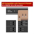 thumbnail image 3 of Kit de Bloqueo de Generador para Paneles D QO o Homeline de 150 o 200 Amperios. Espacio de 1-3/8 Pulgadas Entre el Disyuntor Principal y el Generador, 3 of 5