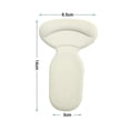 thumbnail image 5 of 2 Paires d'Inserts de Talon Réutilisables pour Chaussures, Coussinets de Talon Extra Doux et Collants pour Chaussures de Femmes, Auto-Adhésifs et Absorbant les Chocs, 5 of 5