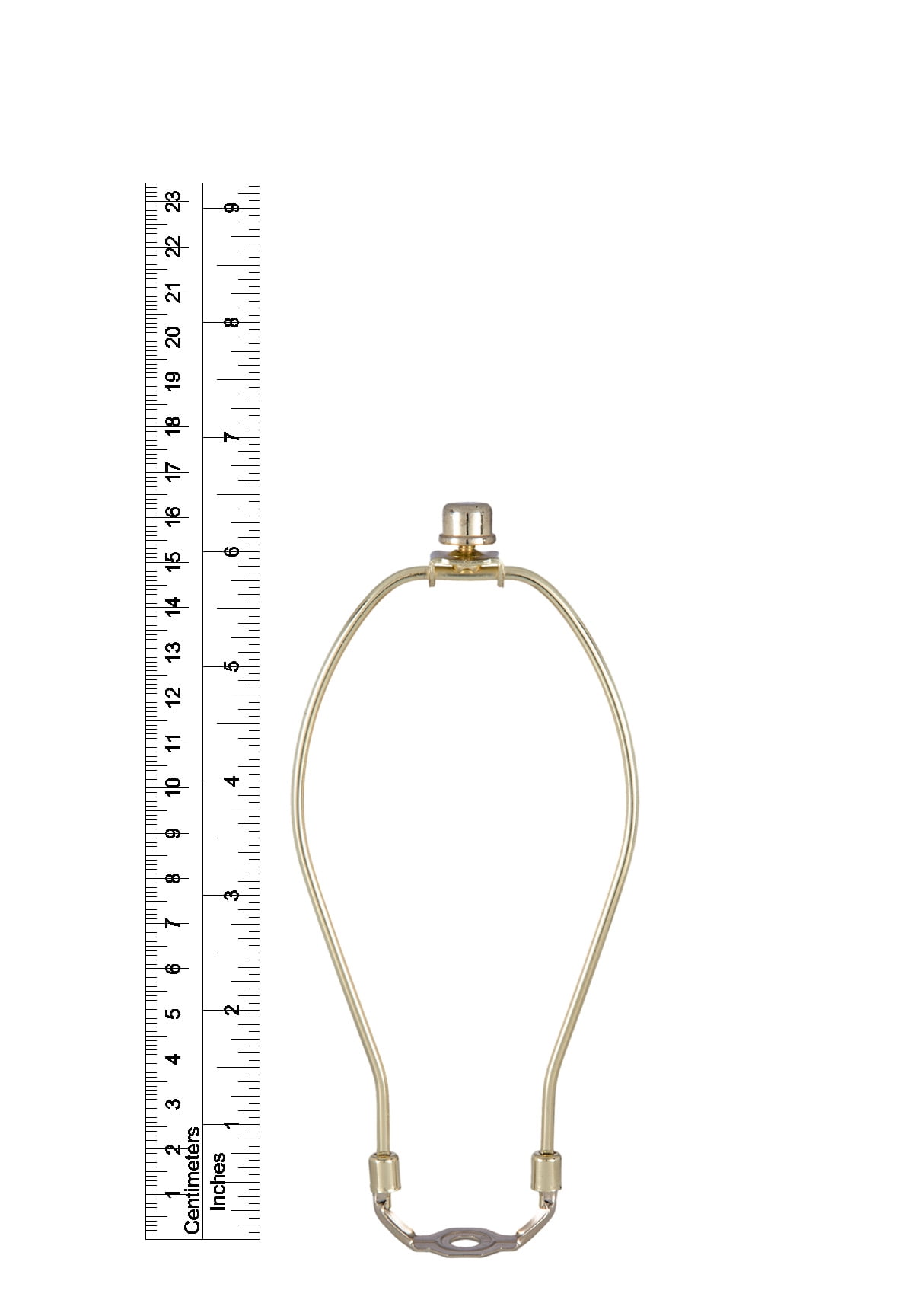 B&P Lamp® Brass Plated Finish Table Lamp Wiring Kit with a 6 Inch Harp and 3-Way Socket