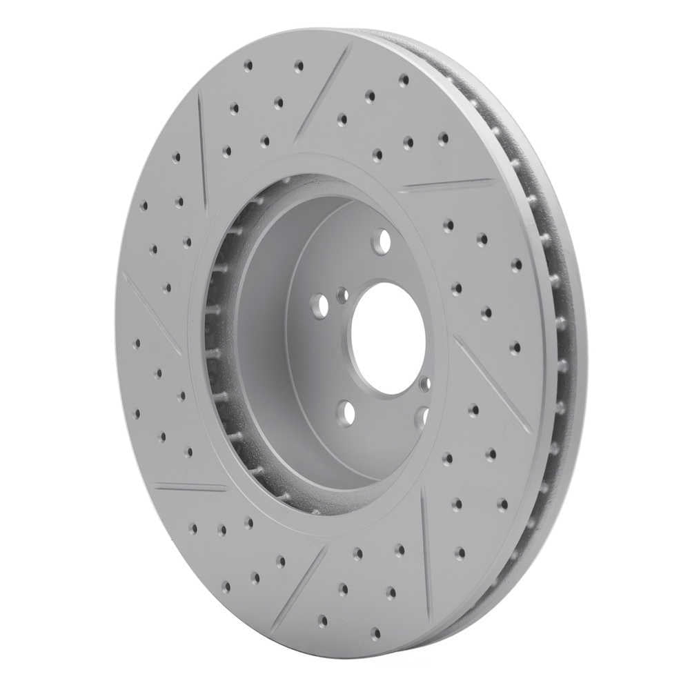 Dynamic Friction Company 830-13018R DFC Geoperformance Rotor - Drilled and Slotted