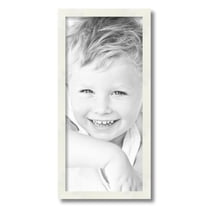 ArtToFrames 10" x 22" White Picture Frame, 10x22 inch White Wood Poster Frame (WOM-5140)