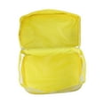 thumbnail image 4 of 1 Pc Women Convenient Square Makeup Bag for Vacation Camping Business Travel Yellow, 4 of 4