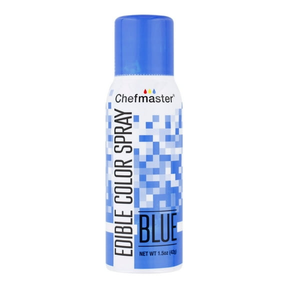 Chefmaster Edible Spray Cake Decorating Color 1.5oz Can - Blue