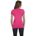 thumbnail image 3 of Bella + Canvas Ladies' Stretch Rib Short-Sleeve V-Neck T-Shirt, 3 of 3