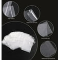 thumbnail image 4 of ZheElen 3pack Easy Access Transparent Plastic Bags For Storage And Organization Small Clear Plastic Bags 1Set, 4 of 6